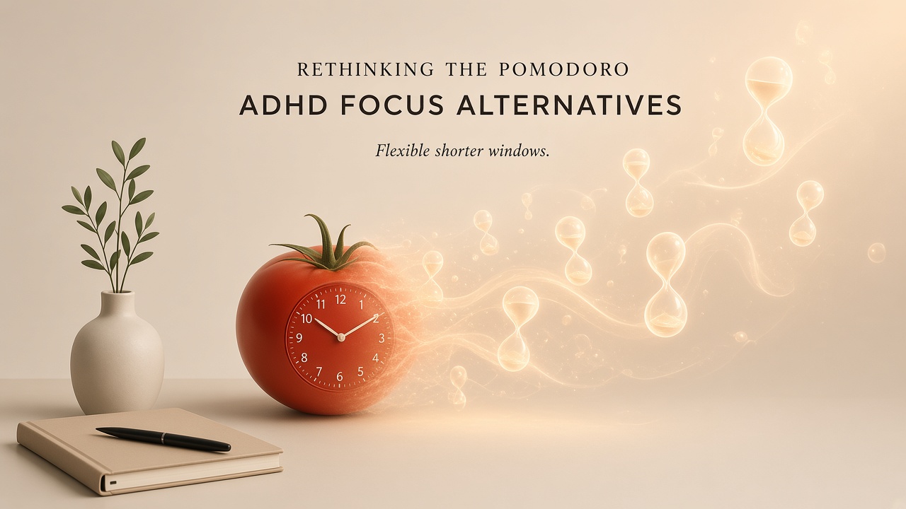 Tomato timer fading beside flexible shorter focus intervals